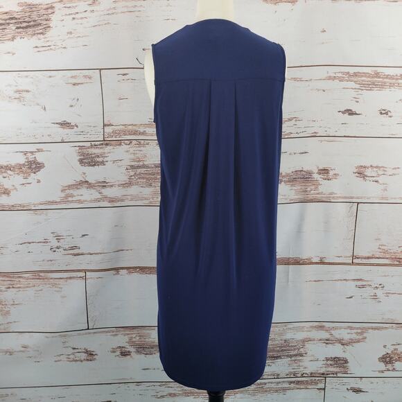 Julie Brown NYC Sleeveless Dress Navy Size Medium - Picture 3 of 7